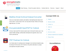 Tablet Screenshot of encryptomatic.com